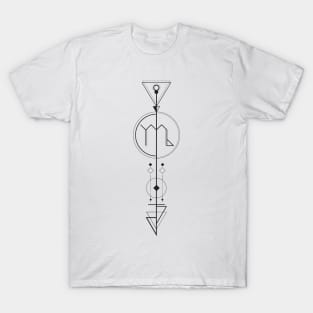 Scorpio Arrow - Geometric Astrology T-Shirt